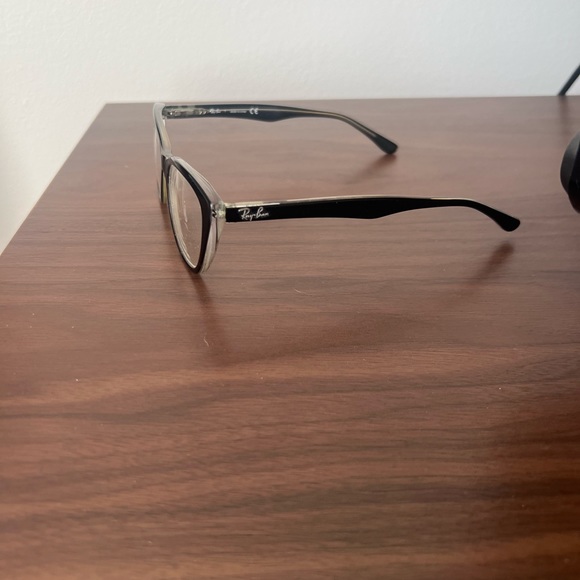 RayBan Eyeglasses Frame Black Cat Eye- USED - Picture 4 of 10